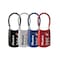 Master Lock Master Lock 1-9/16 in. H X 1-3/16 in. W Steel 3-Dial Combination Luggage Lock 4688D - alternate 2